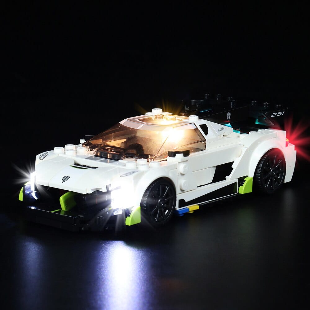 zene bricks LEGO Koenigsegg Jesko #76900 Light Kit