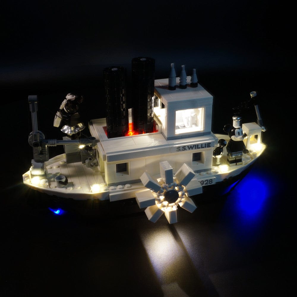 zene bricks LEGO Ideas Steamboat Willie #21317 Light Kit