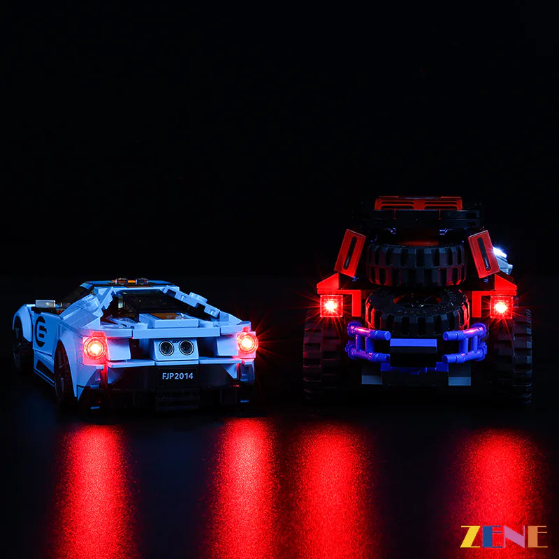 zene bricks LEGO Ford GT Heritage Edition and Bronco R #76905 Light Kit
