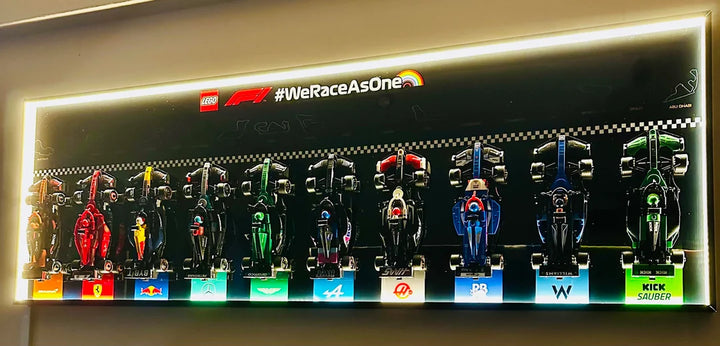 Turn LEGO F1 Collection Into a Museum-Worthy Display With Photo Frames