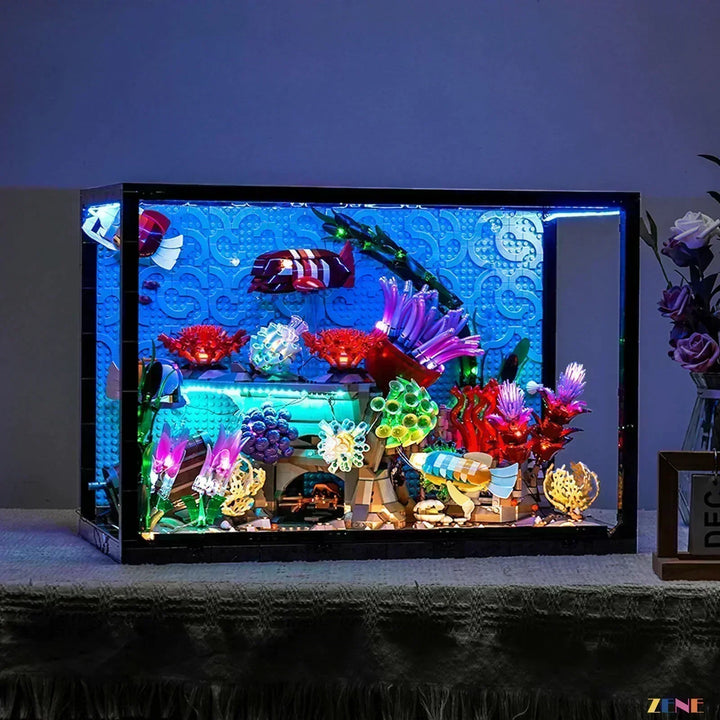 A Deep-Sea Wonder Without Glass: LEGO Icons Tropical Aquarium #10366