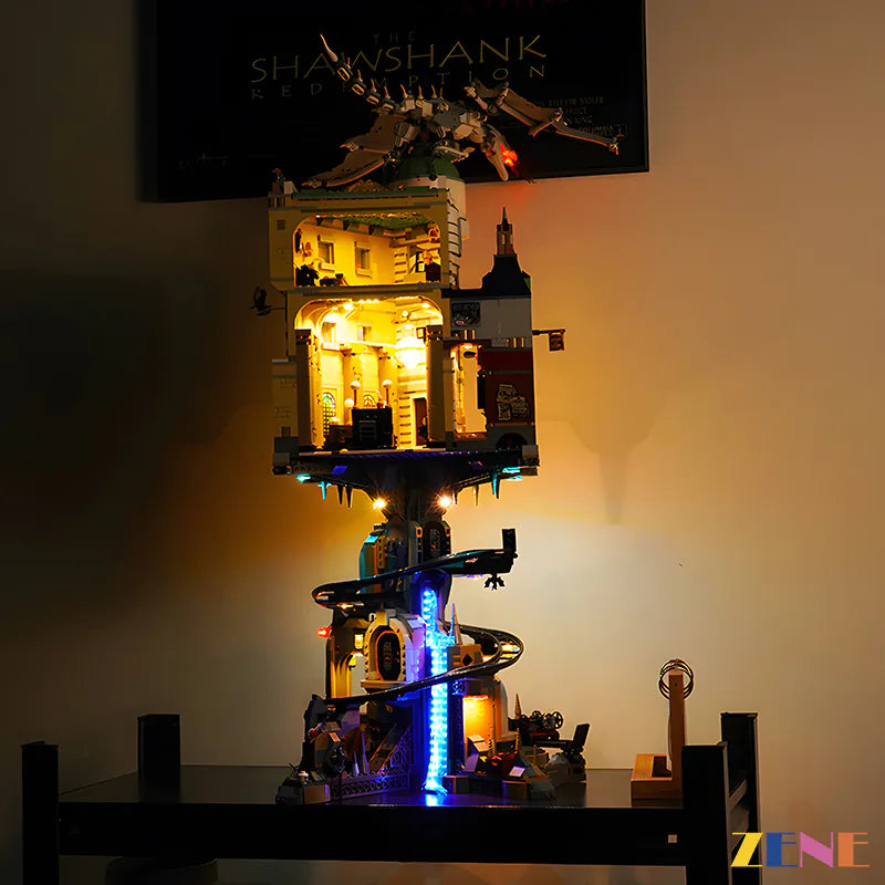 zene bricks Light Kit for Gringotts Wizarding Bank LEGO #76417 (Harry Potter)