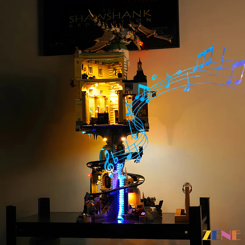 zene bricks Light Kit for Gringotts Wizarding Bank LEGO #76417 (Harry Potter)