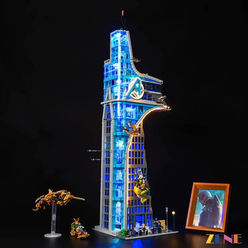 Light Kit for LEGO Marvel Avengers Tower #76269 (Ver.2) – ZENE