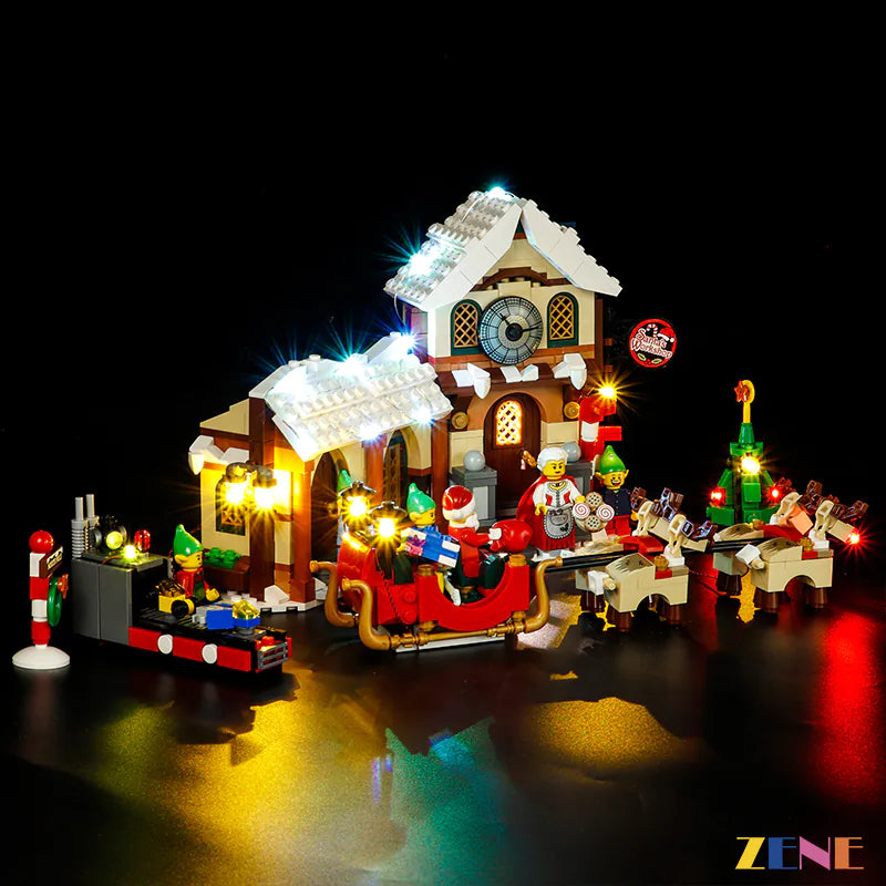 zene bricks LEGO Santa's Workshop #10245 Light Kit