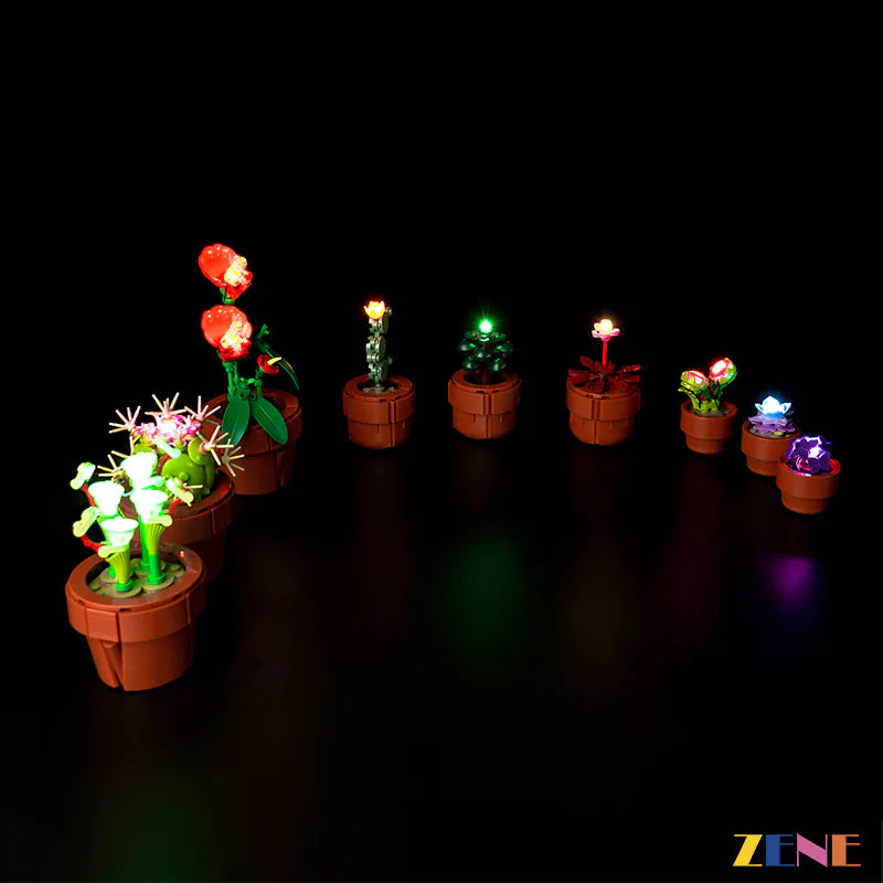 zene bricks Light Kit for LEGO Tiny Plants #10329