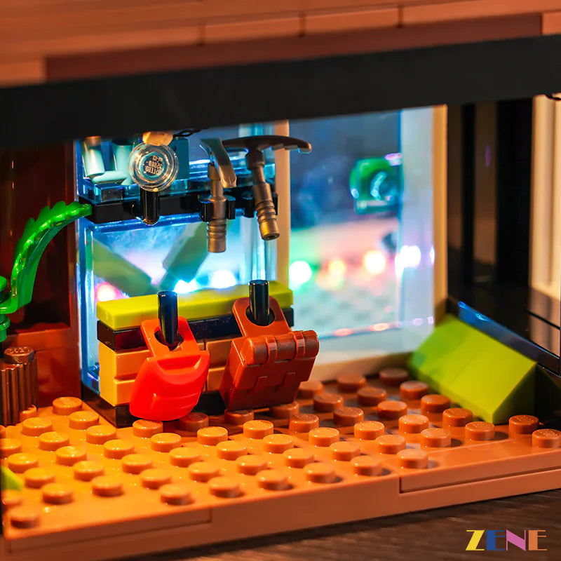 zene bricks Light Kit for LEGO Ski and Climbing Center #60366