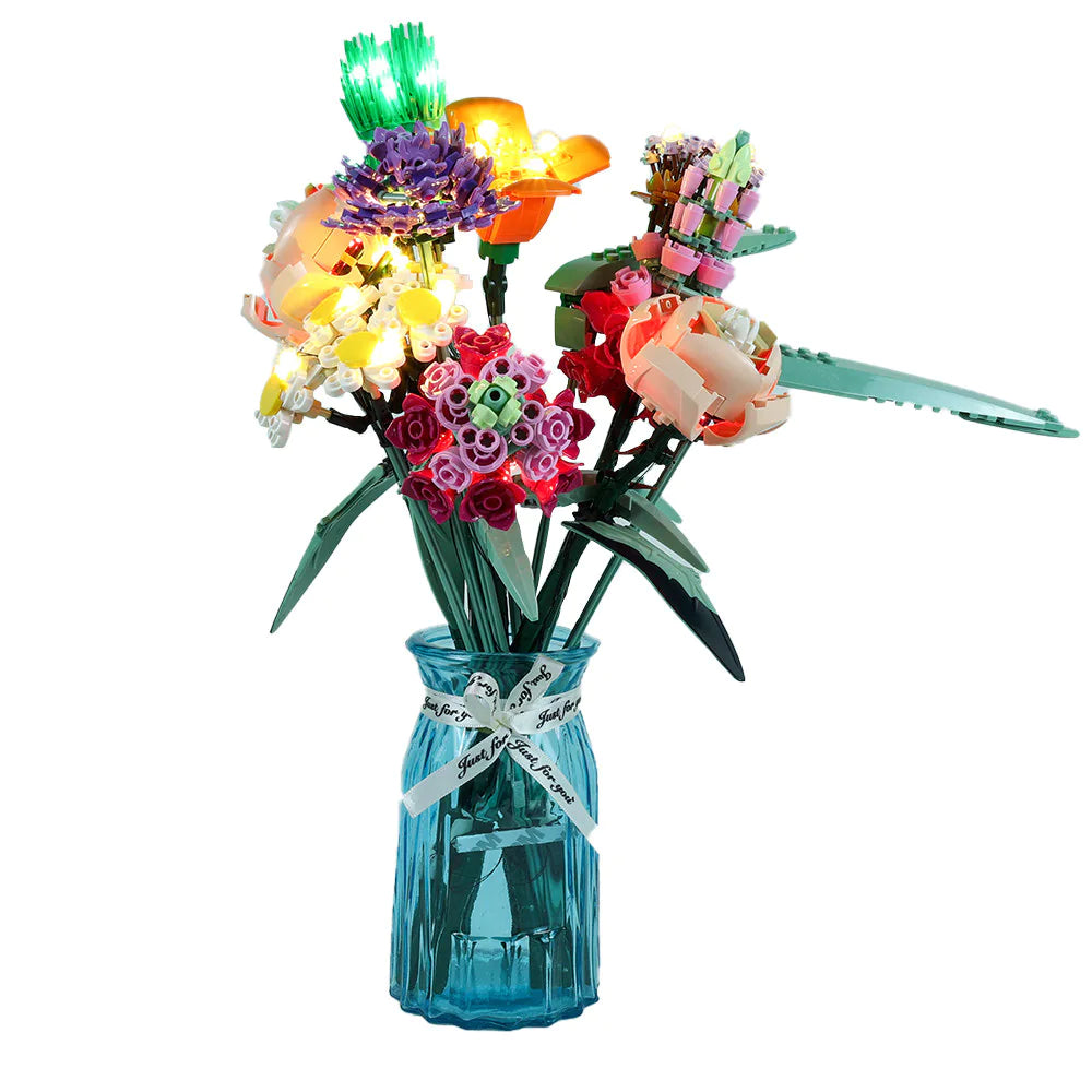 zene bricks Light Kit for LEGO Flower Bouquet #10280 (Ver. 2)