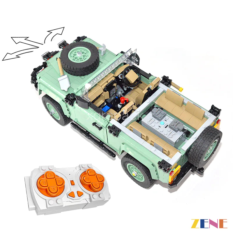 zene bricks Power Functions Kit for LEGO Land Rover Classic Defender 90 #10317