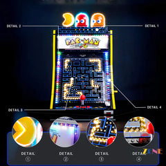 Light Kit for ZENE Lego PAC-MAN Arcade 10323