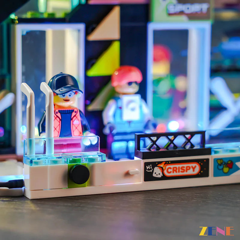 zene bricks Light Kit for LEGO Ski and Climbing Center #60366