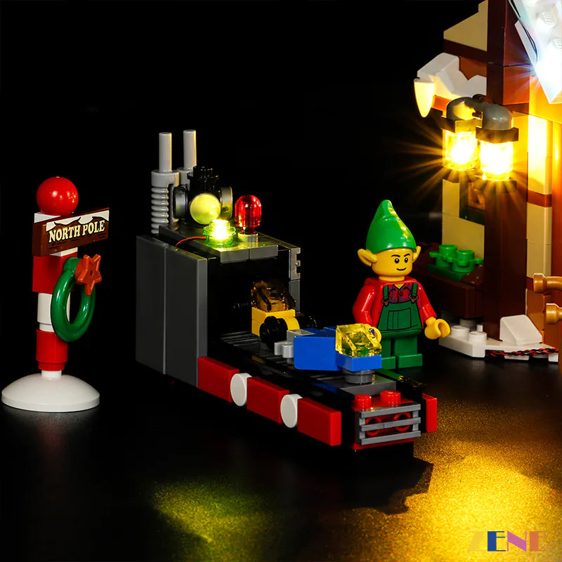 zene bricks LEGO Santa's Workshop #10245 Light Kit