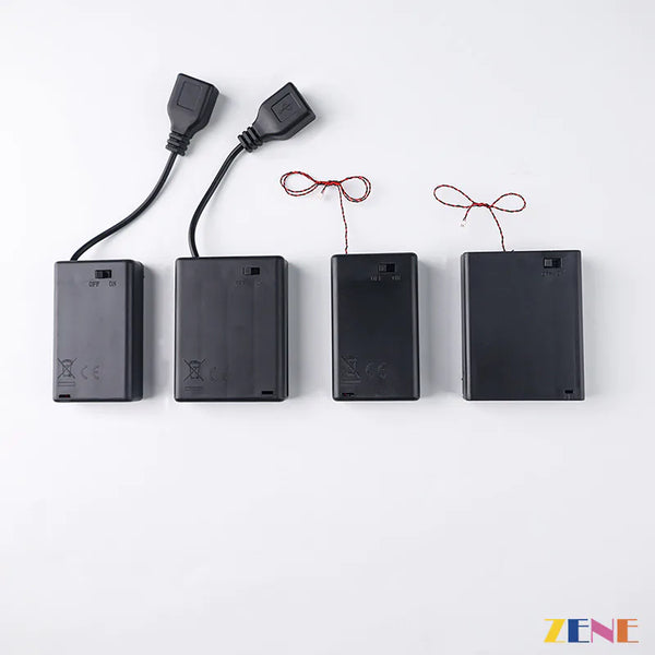 MOC Accessory Battery Box With Usb Port For And Pin Led Light Kit Four / Seven Port USB Hub Small Splitter Switch Light Kit
