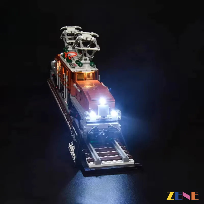 zene bricks Light Kit for Crocodile Locomotive #10277