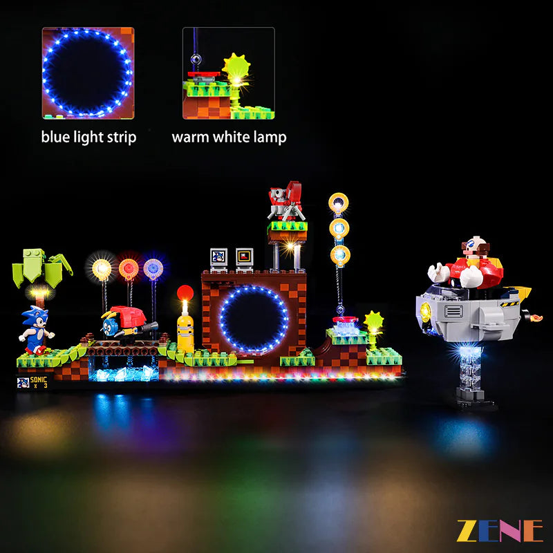 LEGO Sonic the Hedgehogs™ – Green Hill Zone #21331 (Ver. 2) Light