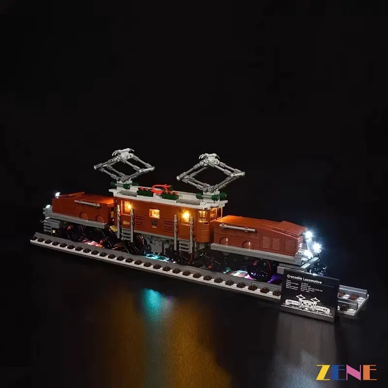 zene bricks Light Kit for Crocodile Locomotive #10277