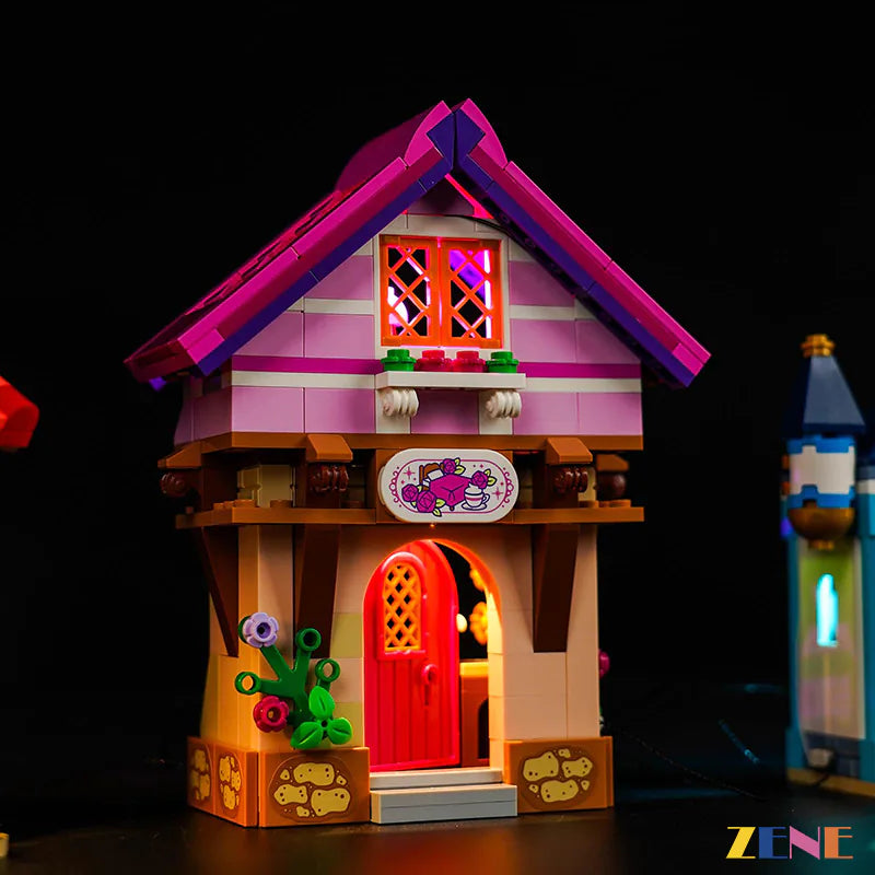 zene bricks Light Kit for LEGO Disney Princess Market Adventure #43246