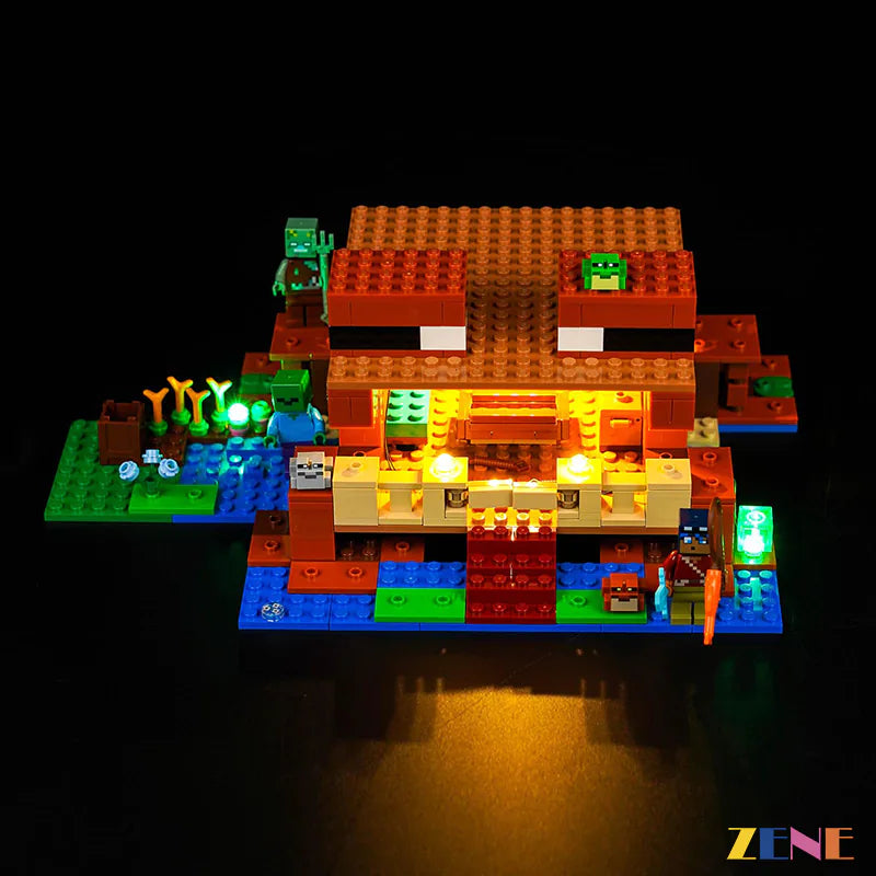 zene bricks Light Kit for LEGO Frog House #21256