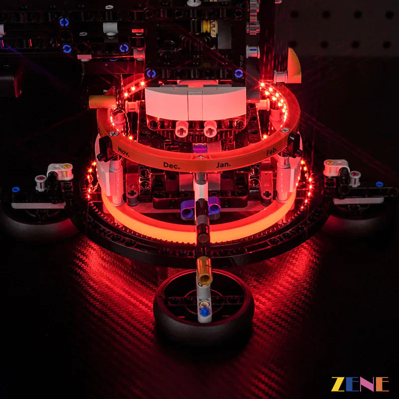 zene bricks Light Kit for LEGO Planet Earth and Moon in Orbit #42179