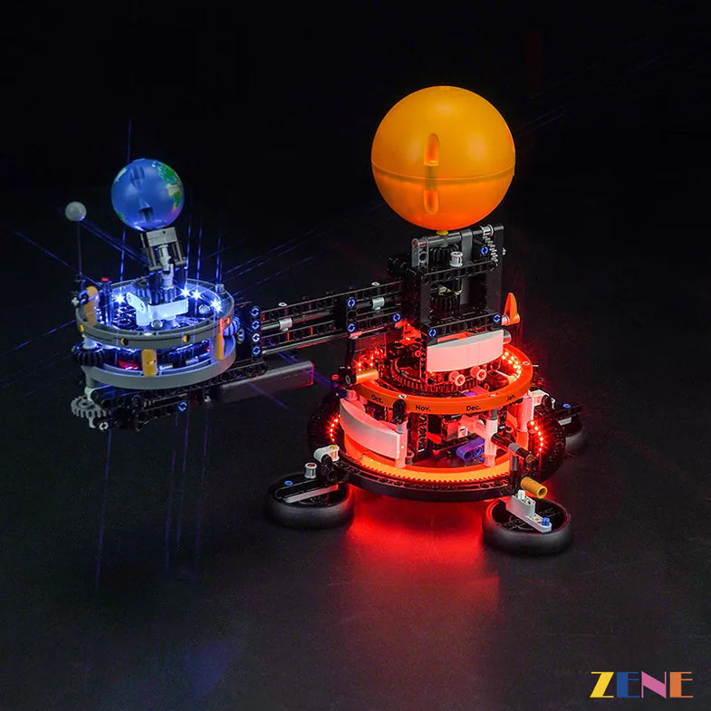 ほし Motorized Kit for Planet Earth and Moon in Orbit Technic Power