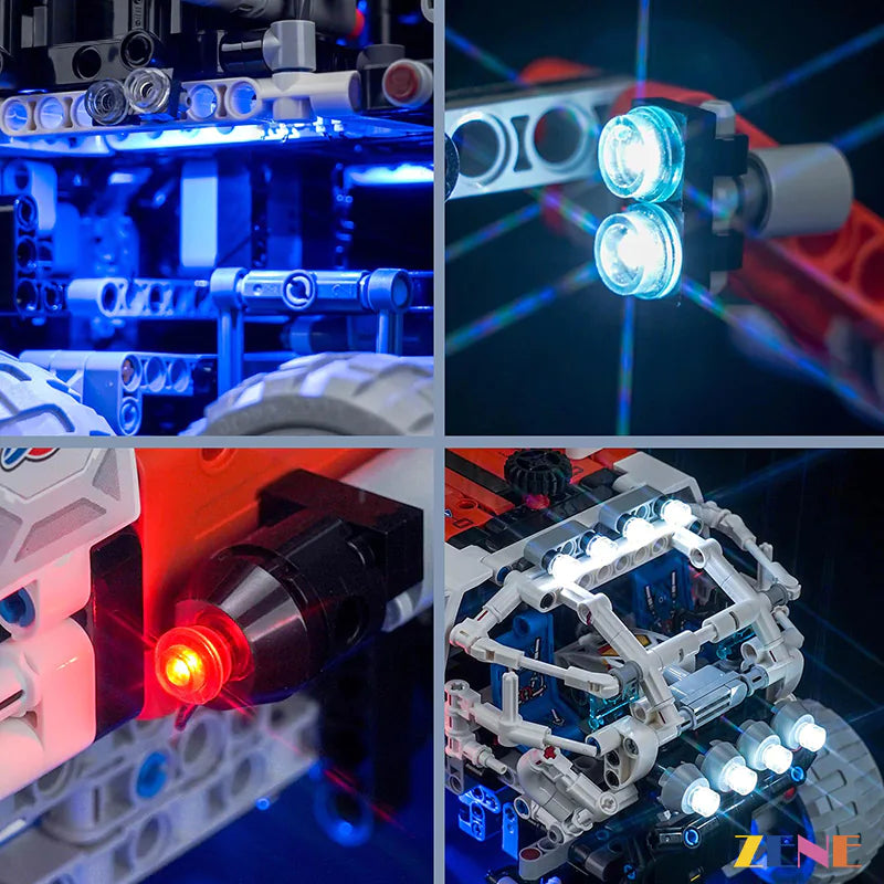 zene bricks Light Kit for LEGO Mars Crew Exploration Rover #42180