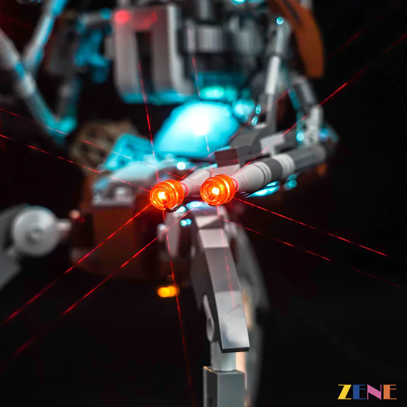 zene bricks Light Kit for LEGO Droideka #75381 Star Wars