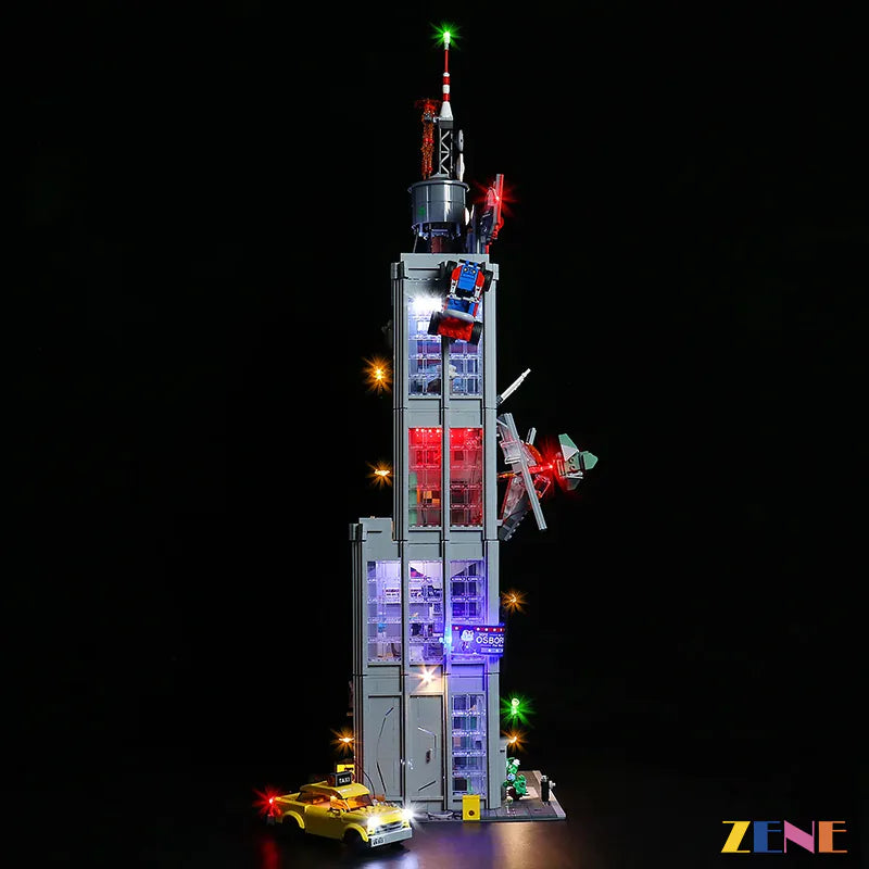 zene bricks LEGO Daily Bugle #76178 Light Kit