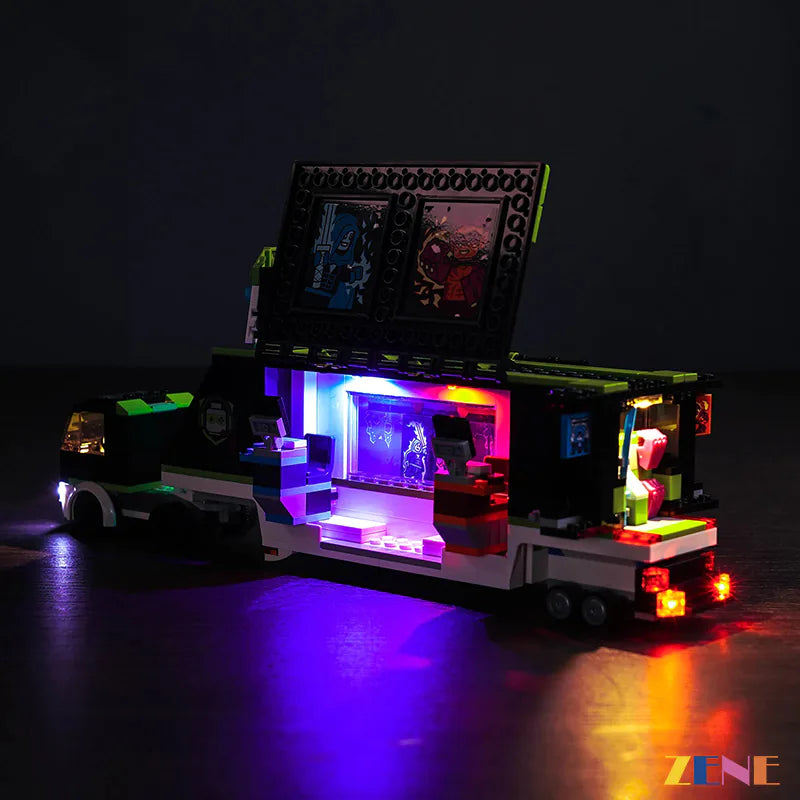zene bricks Light Kit for LEGO Gaming Tournament Truck #60388