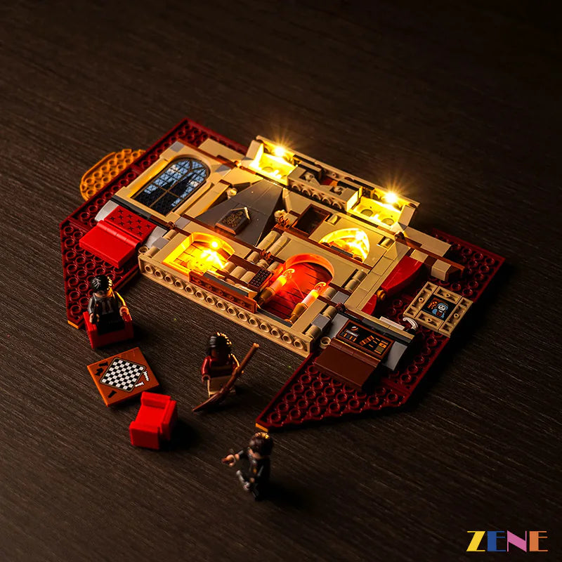 zene bricks Light Kit for LEGO Gryffindor House Banner #76409