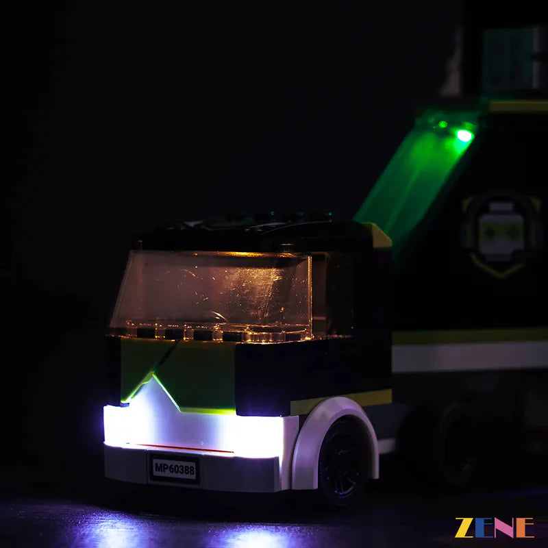 zene bricks Light Kit for LEGO Gaming Tournament Truck #60388