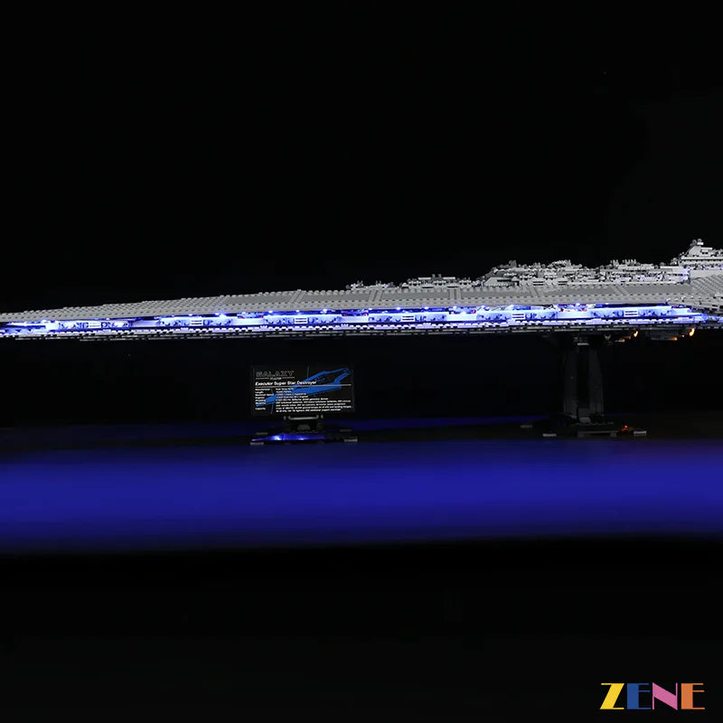 zene bricks Light Kit for LEGO Star Wars Super Star Destroyer #10221