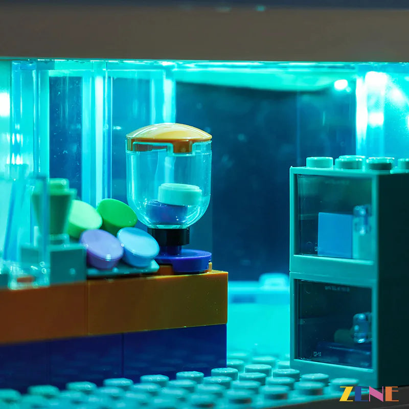 zene bricks Light Kit for LEGO Ice-Cream Shop #60363