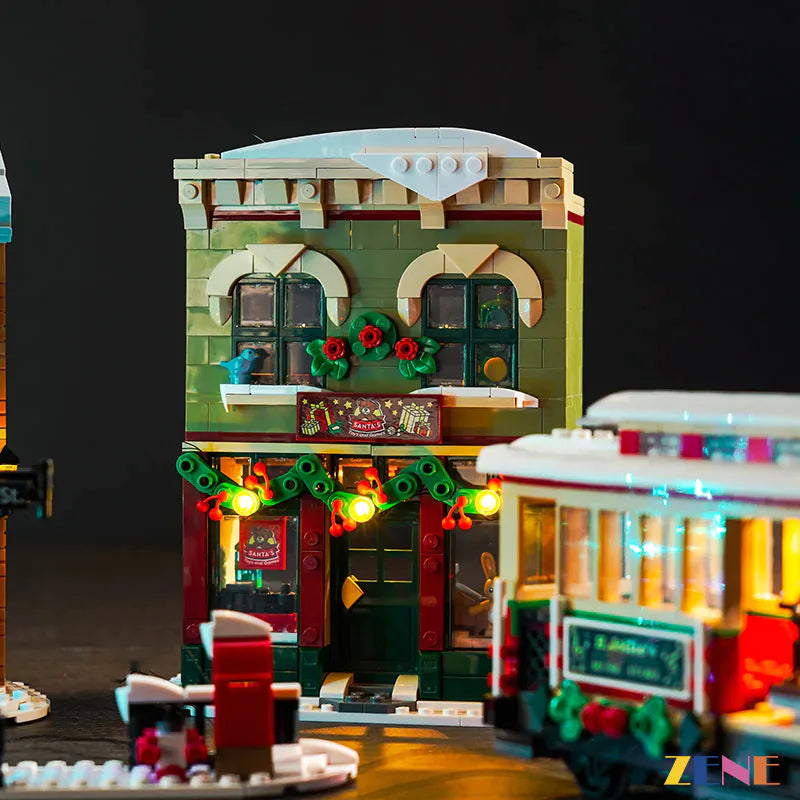 zene bricks Light Kit LEGO Holiday Main Street #10308 (Ver.1)