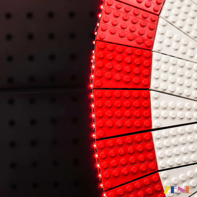 zene bricks Light Kit for LEGO Marvel Captain America's Shield #76262