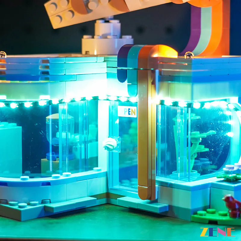 zene bricks Light Kit for LEGO Ice-Cream Shop #60363