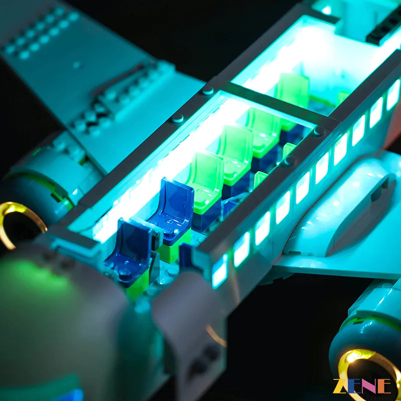 zene bricks Light Kit for LEGO Passenger Airplane #60367