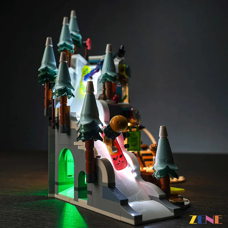 zene bricks LEGO Holiday Ski Slope and Cafe #41756 Light Kit