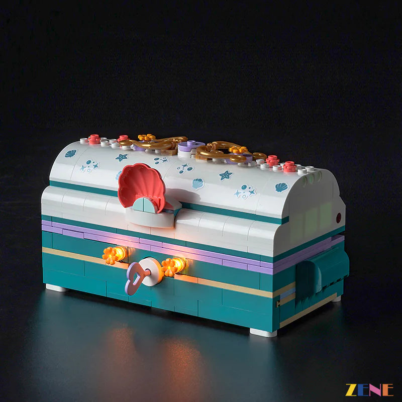 zene bricks Light Kit for LEGO Ariel's Treasure Chest #43229