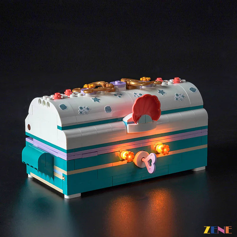 zene bricks Light Kit for LEGO Ariel's Treasure Chest #43229