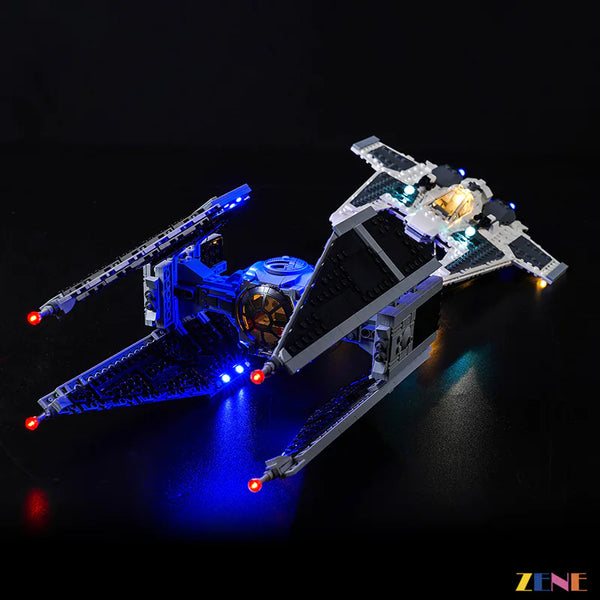 Lego 75348 Star Wars Mandalorian Fang Fighter Vs. Tie Interceptor