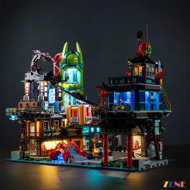 Light Kit for LEGO NINJAGO City Markets 71799 Ver. 2
