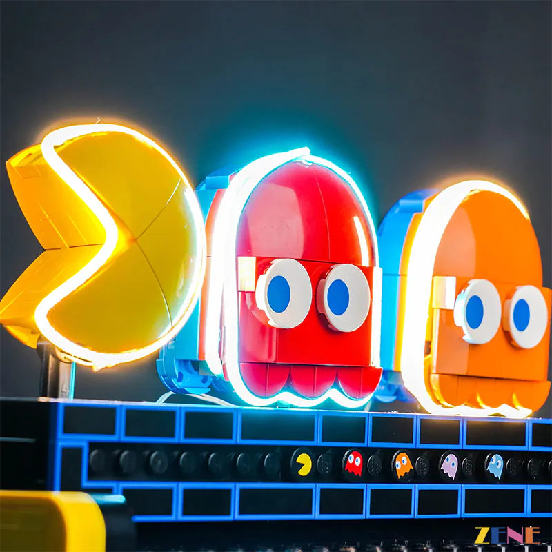 zene bricks Light Kit for PAC-MAN Arcade #10323
