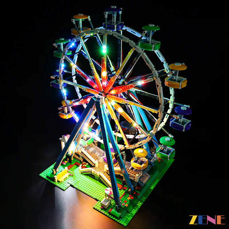 zene bricks Light Kit for LEGO Ferris Wheel #10247 (Ver. 2)