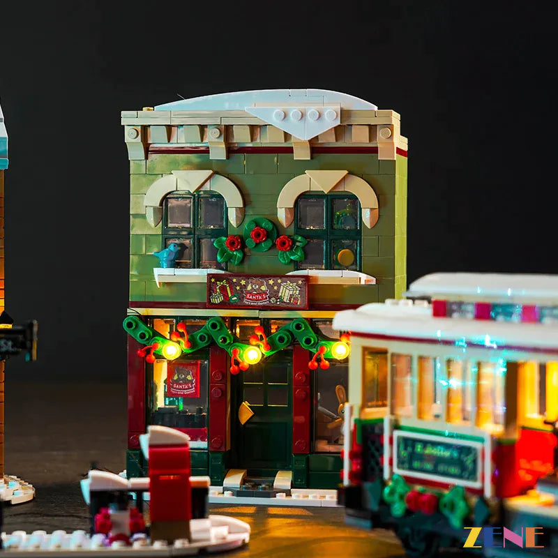 zene bricks Light Kit LEGO Holiday Main Street #10308 (Ver.1)