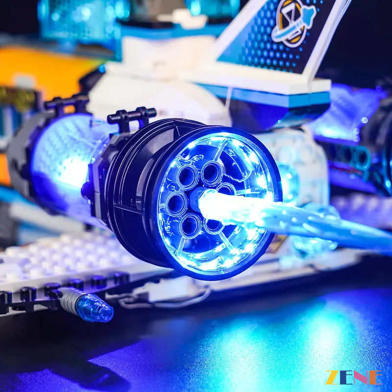 zene bricks Light Kit for LEGO DREAMZzz Mr. Oz's Spacebus #71460 Spaceship