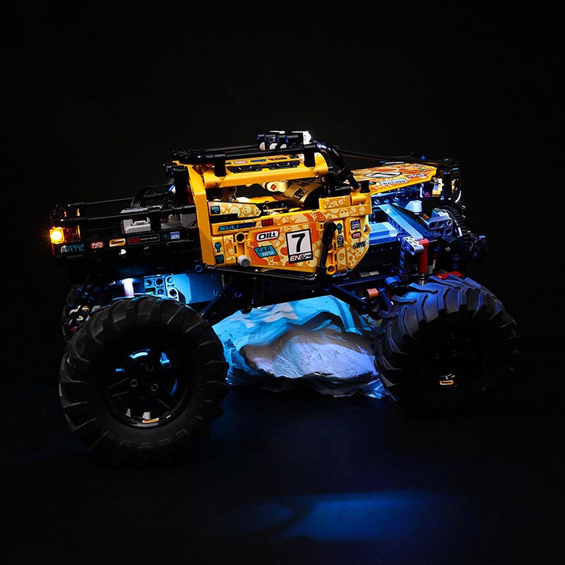 Technic SUV front lamp effect - ZENE Bricks Light Kit for LEGO® 4X4 X-treme Off-Roader #42099
