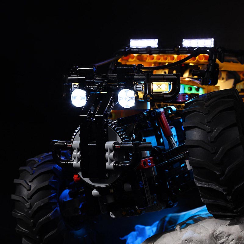 X-treme crawler detailed LED kit - ZENE Bricks Light Kit for LEGO® 4X4 X-treme Off-Roader #42099
