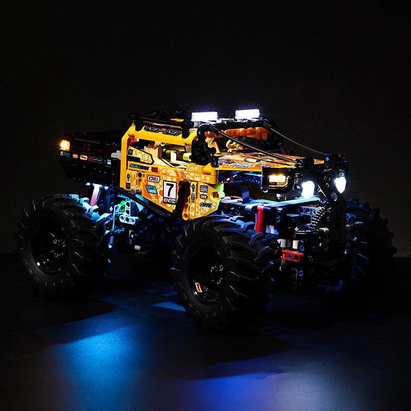 complete off-road vehicle illumination - ZENE Bricks Light Kit for LEGO® 4X4 X-treme Off-Roader #42099