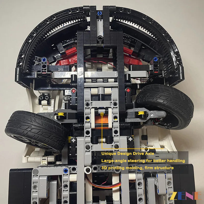Lego porsche 911 motorized top instructions