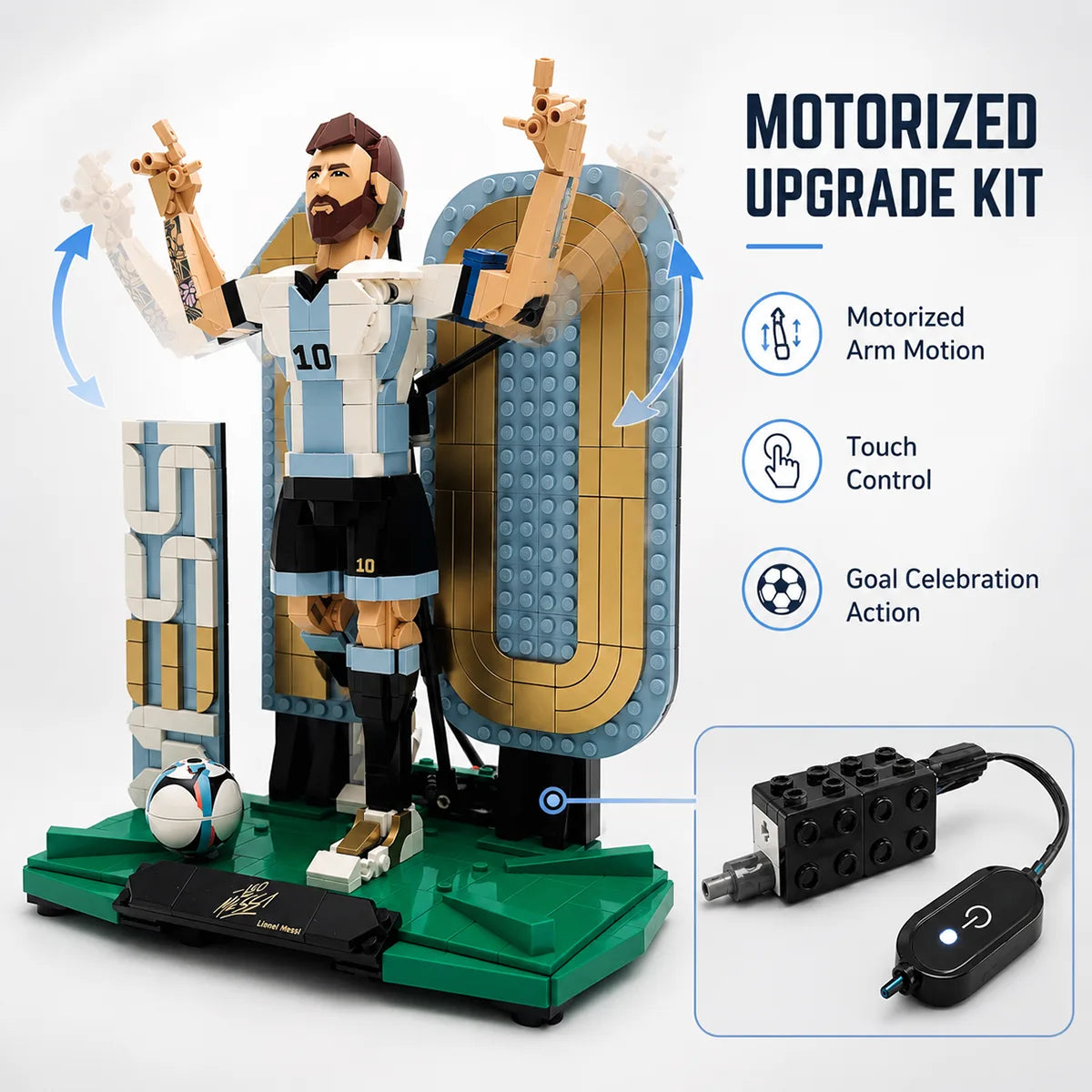 Power Functions Kit for Lionel Messi – Soccer Legend #43015